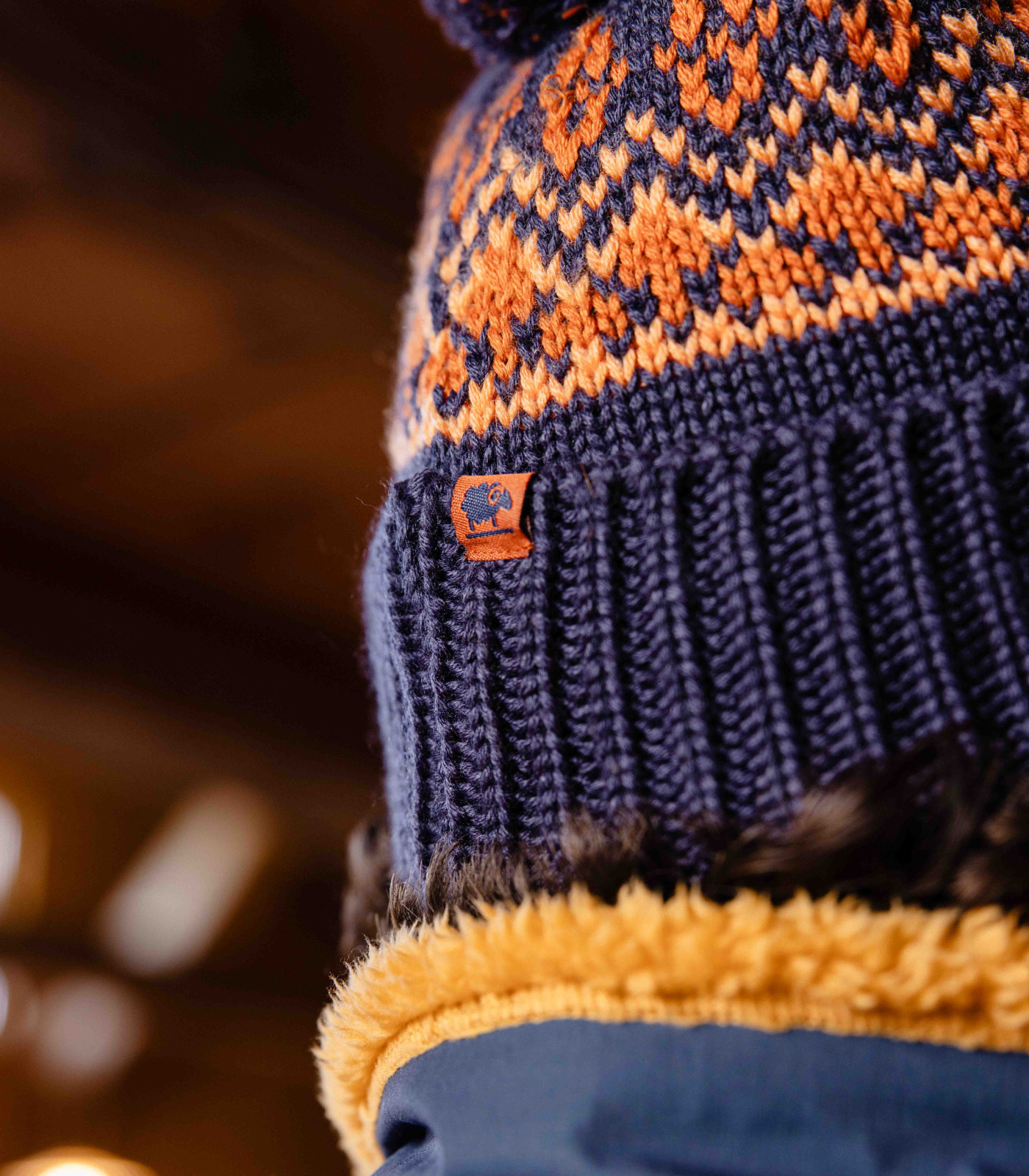 Gorro de lana merino con pompón | Cimalp