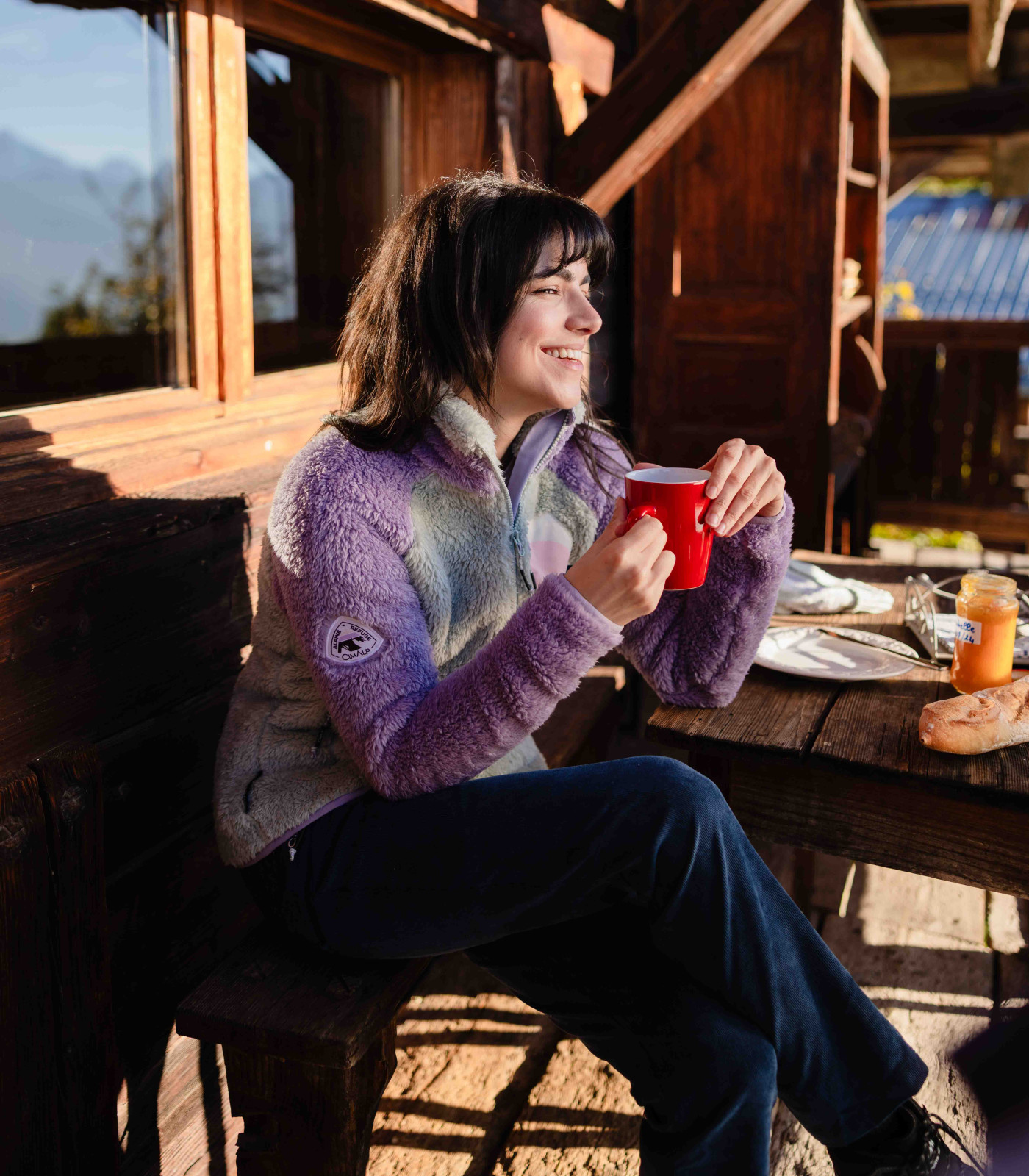 Women’s Sherpa Fleece Jacket | Warm, Durable & Recycled