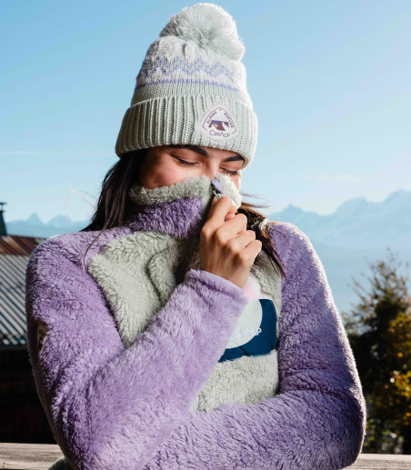 Forro polar cálido tipo Sherpa