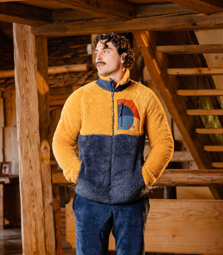 Felpa in pile sherpa