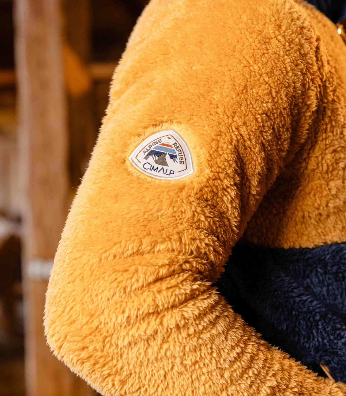 Veste polaire chaude à poils longs