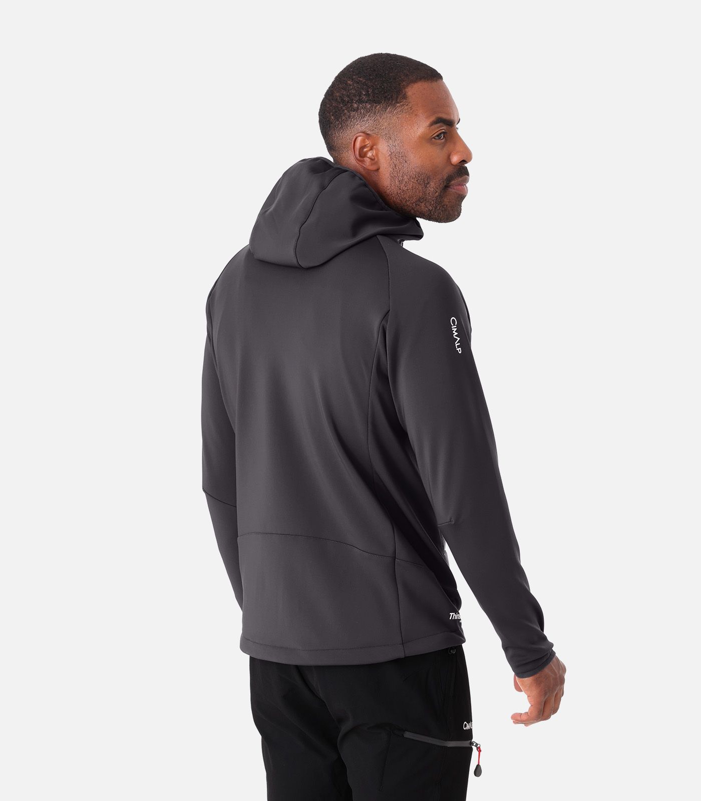 Giacca ibrida antivento e isolante con cappuccio da Uomo | CIMALP