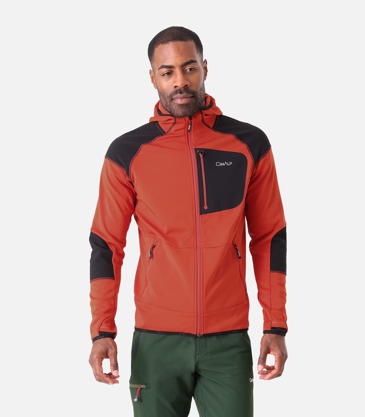 Fleecejacke mit Verstärkungen