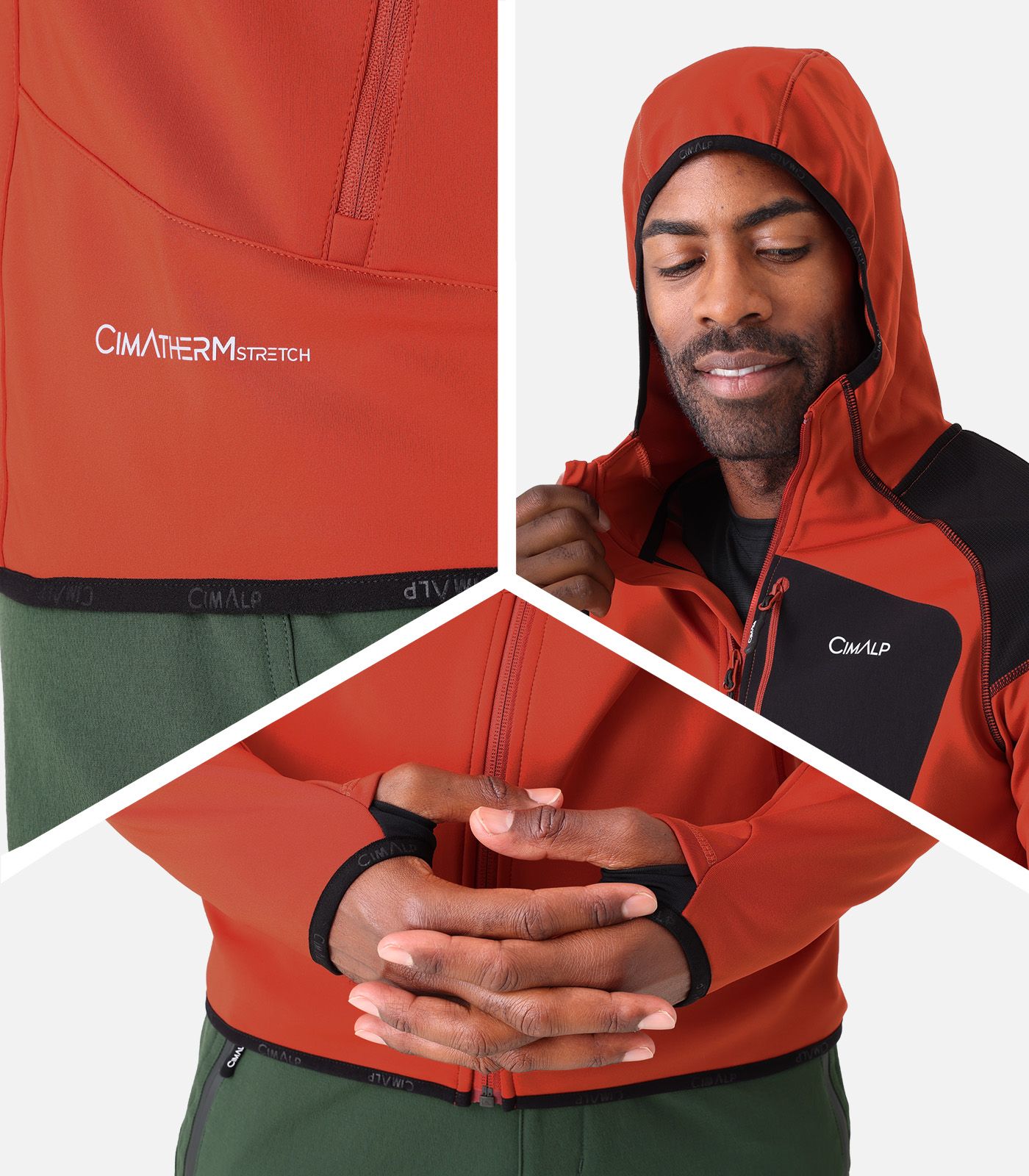 Chaqueta polar elástica para Hombre | Cimalp
