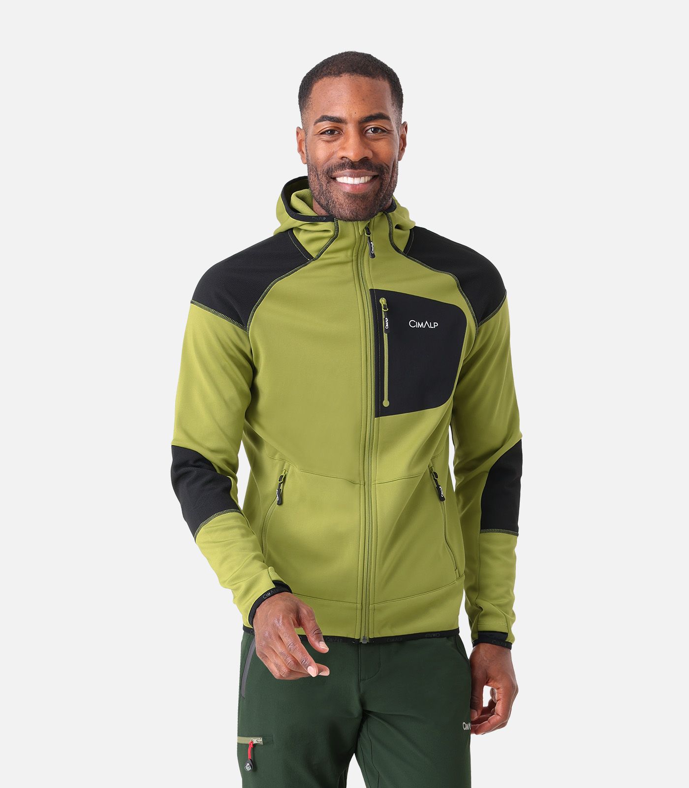 Chaqueta polar con refuerzos