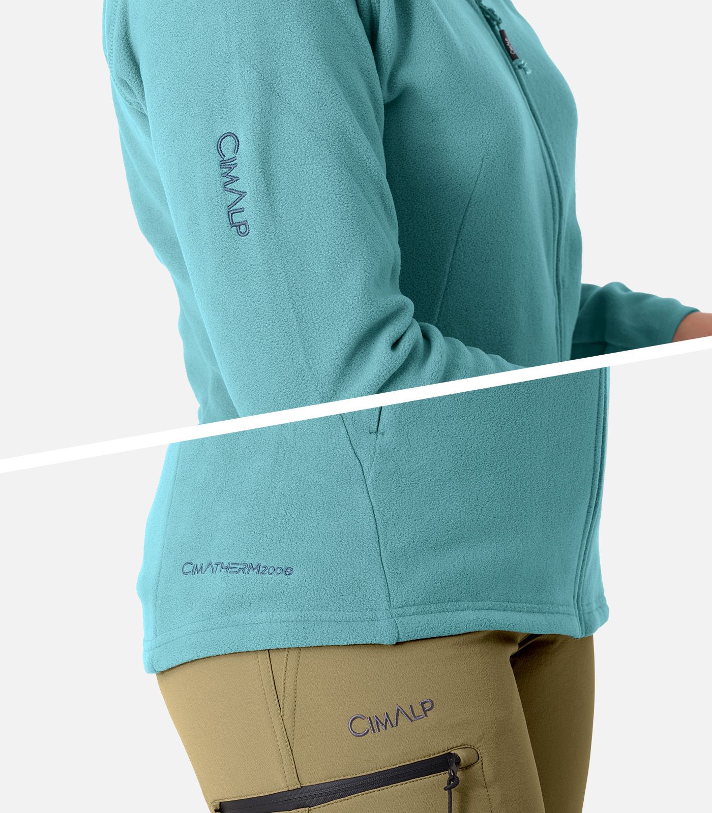 Chaqueta polar cálida con cremallera THERMOPOLAR® 200