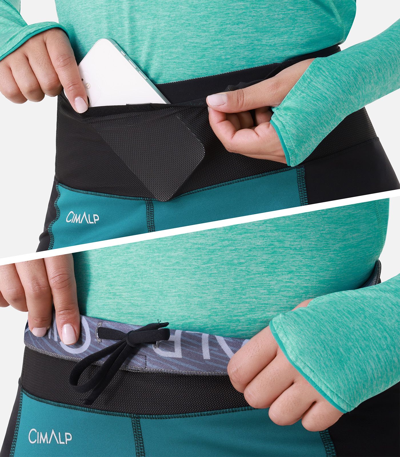 Mallas largas de trail running cálidas