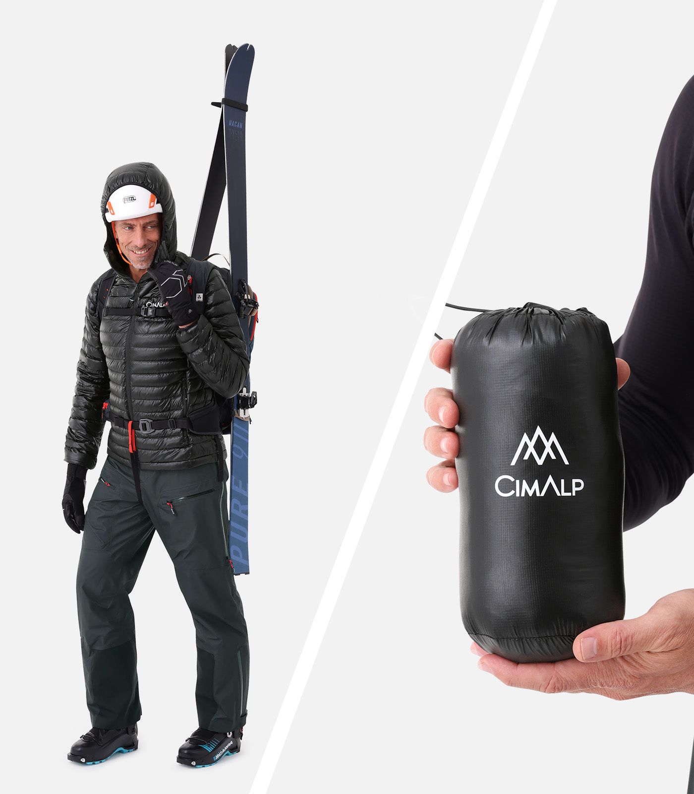 Men's Lightweight and Pakable Down Jacket