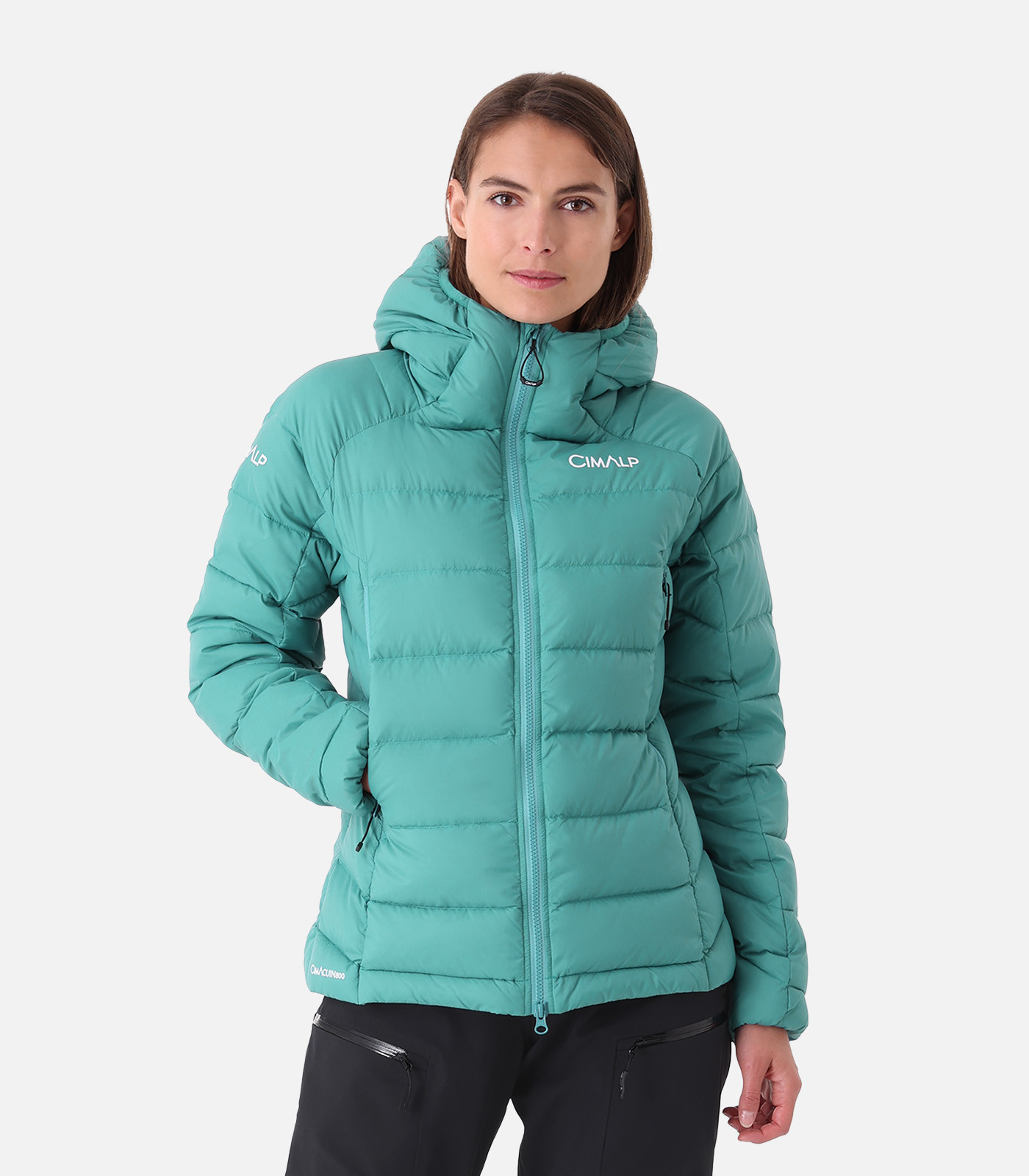 Leichte warme Daunenjacke