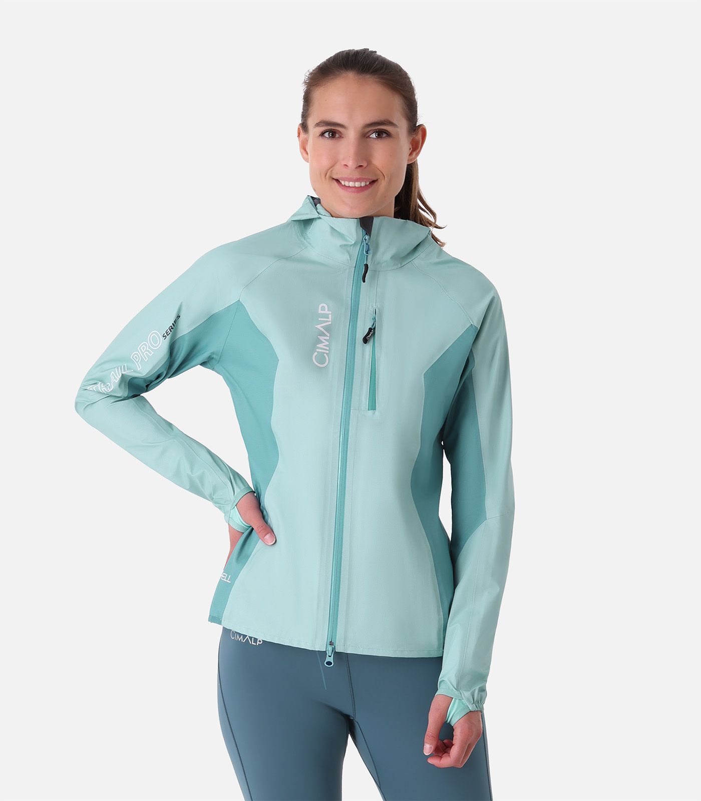 Veste Coupe-vent Imperméable Femme - Avec Capuche, Zippée, Grande Taille - Pour Randonnée, Outdoor
