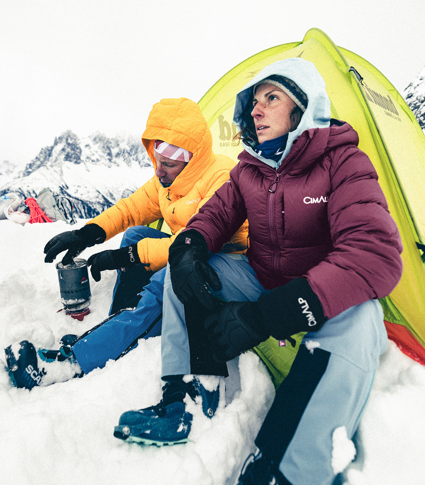 Piumino da alpinismo | Caldo e comprimibile 