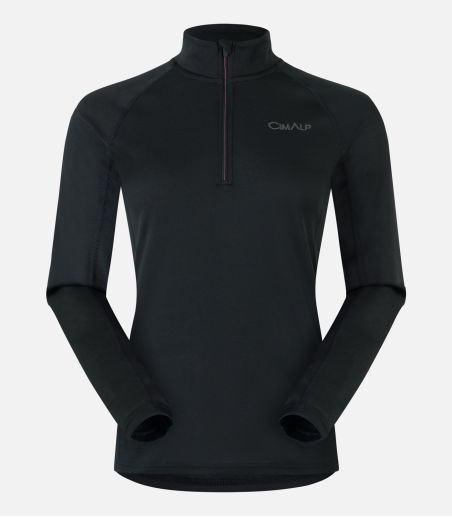 Camiseta interior cálida CimaWarm® con cremallera