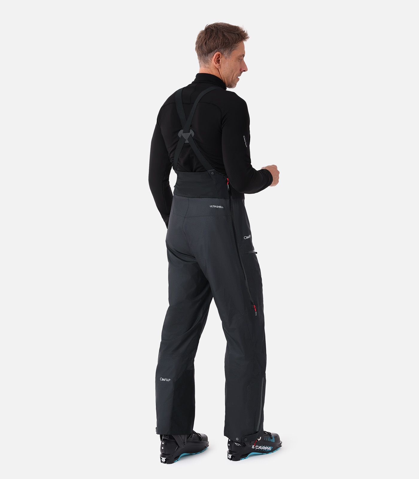 Pantalones de peto Hardshell para esquí