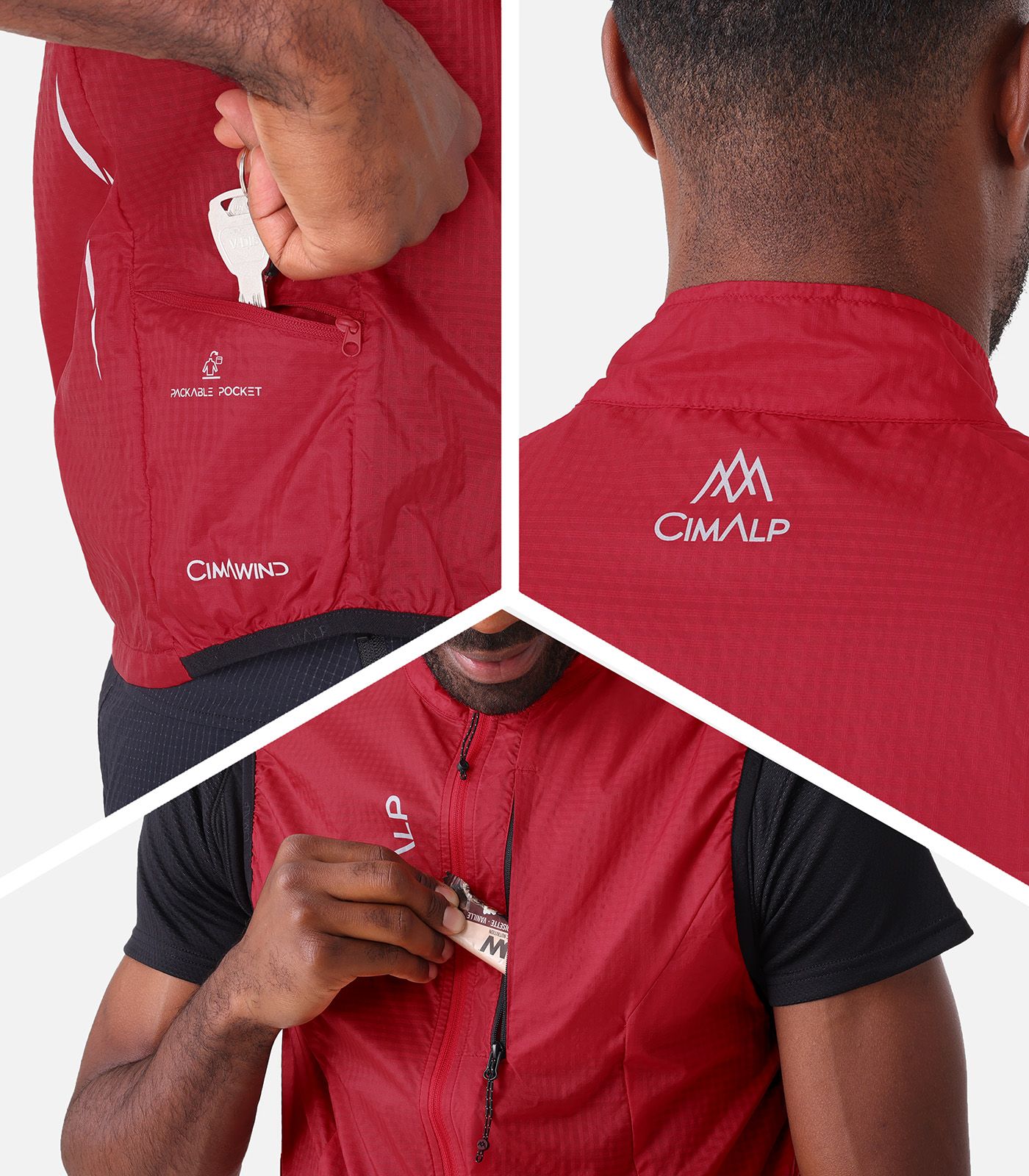 Chaleco cortavientos y ultraligero para Hombre | Cimalp