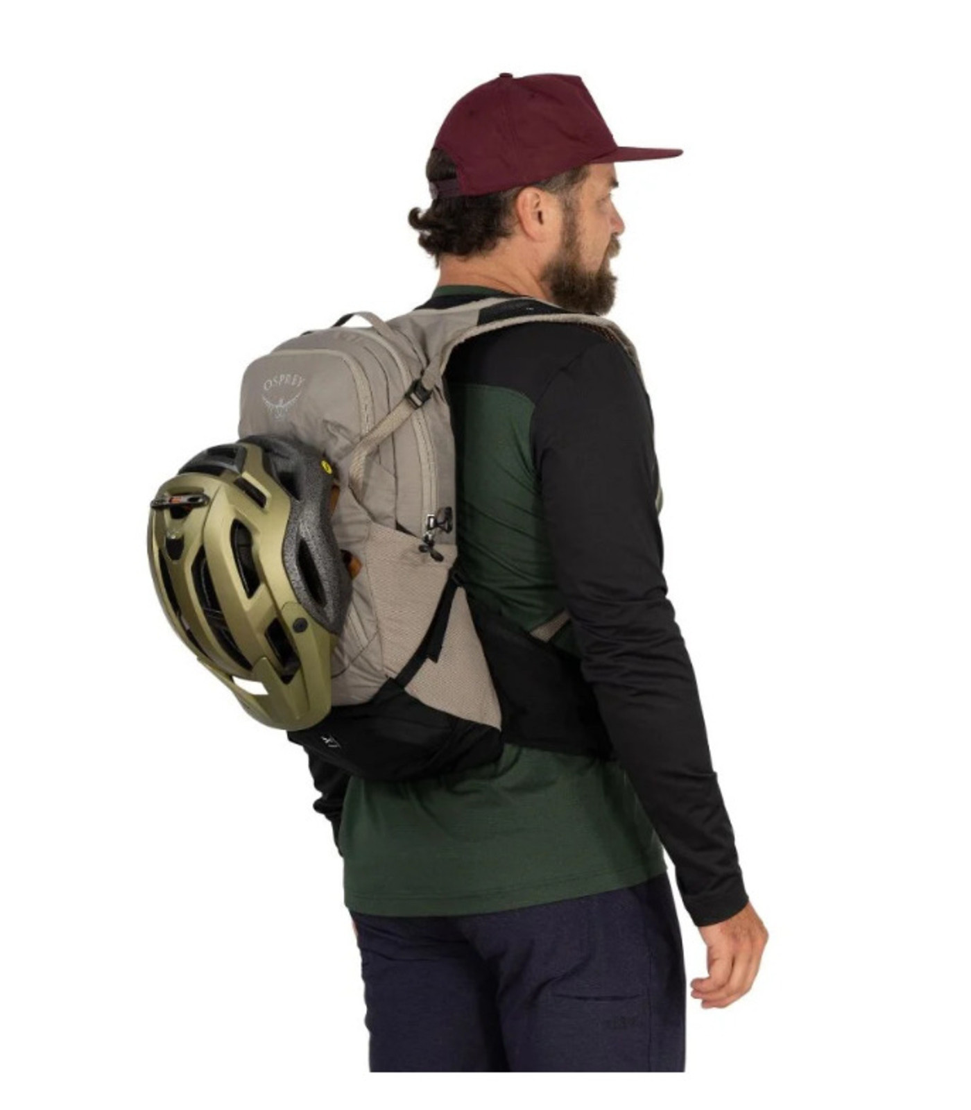 Mountain bike backpack with water pocket