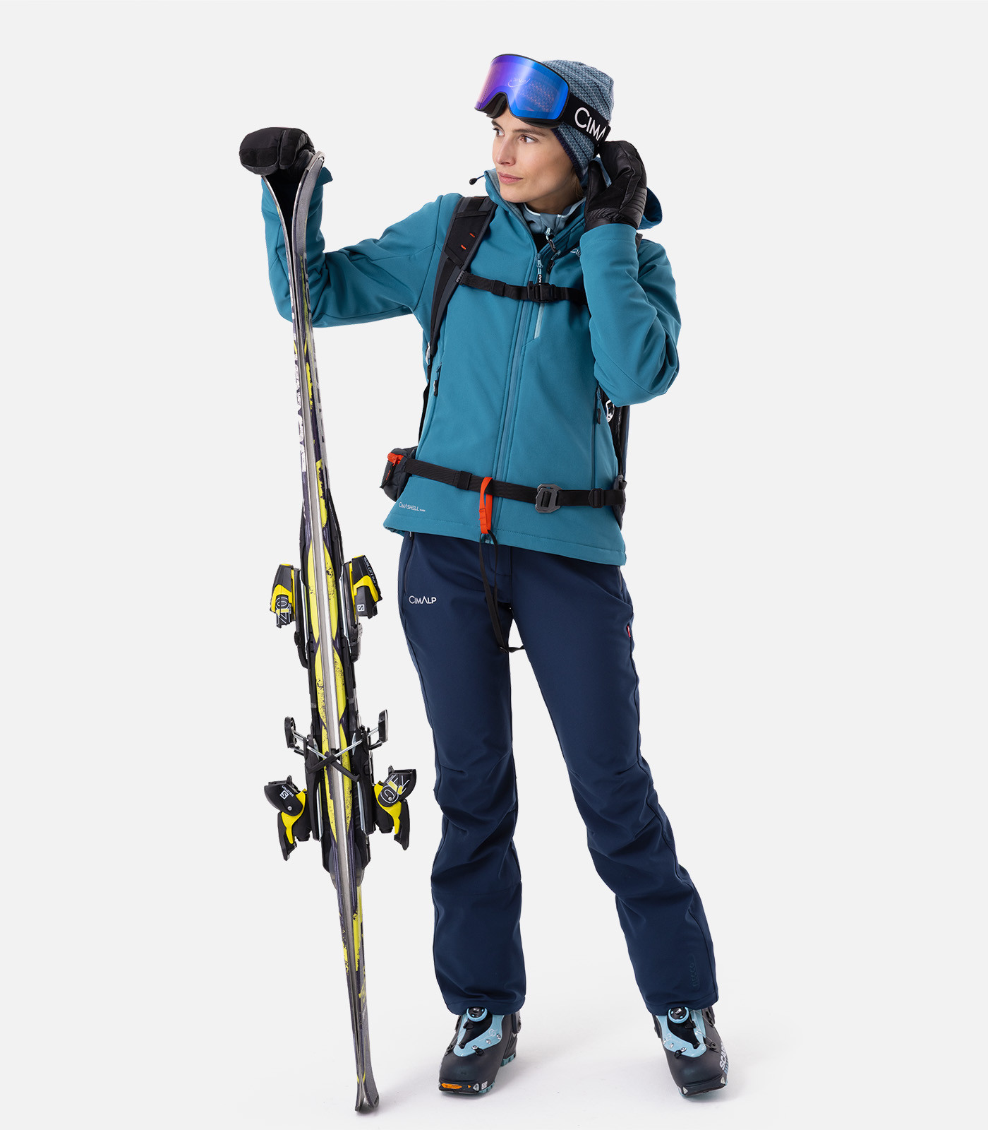 Veste de ski Softshell chaude et technique