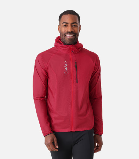 Veste coupe-vent avec capuche et ultra-légère