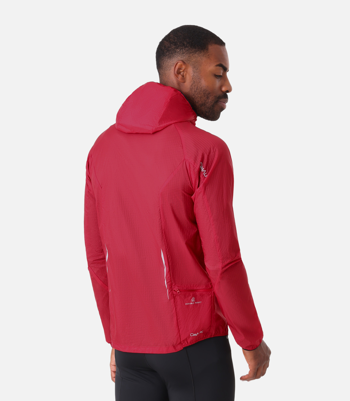 Veste coupe-vent avec capuche et ultra-légère