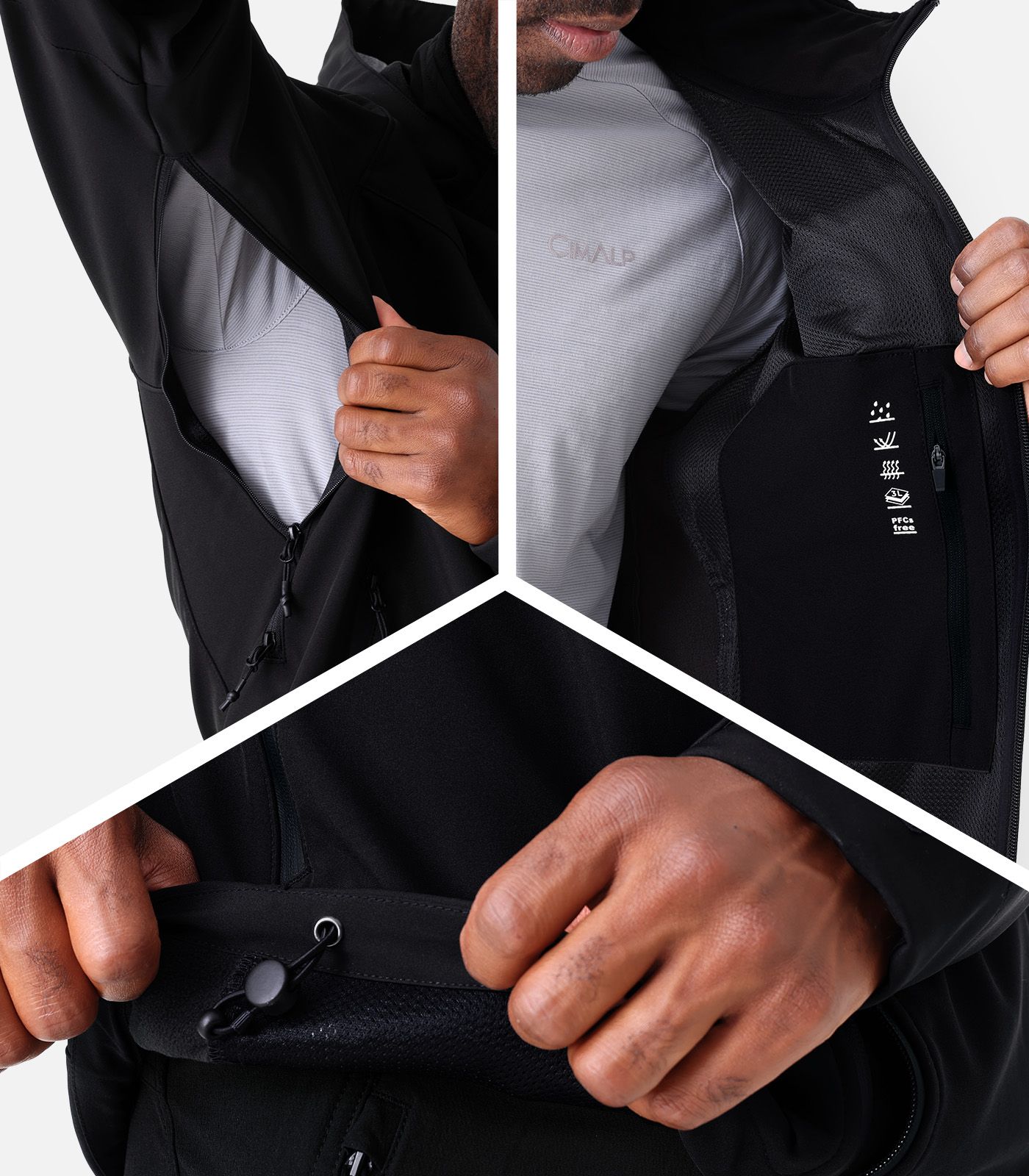 Chaqueta Softshell 3 capas para Hombre | Cimalp