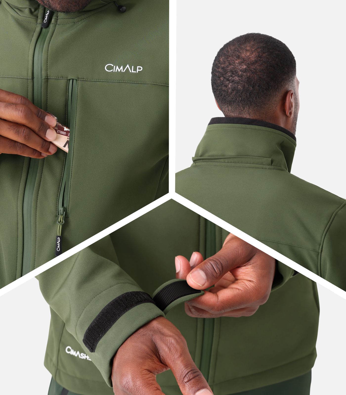 Funktionale Softshelljacke für Herren | CIMALP®