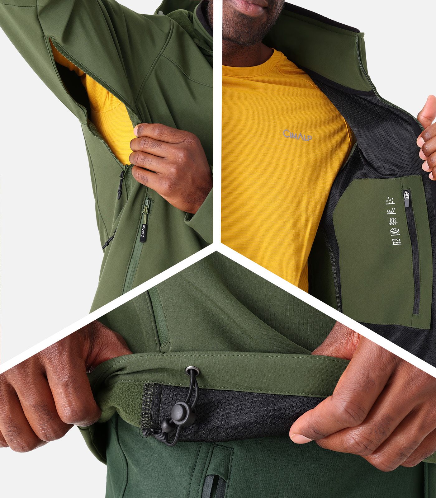 Men's softshell hiking jacket | CIMALP®