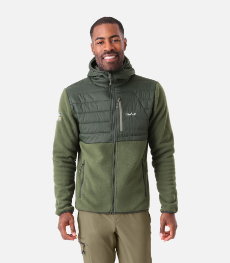 Chaqueta polar híbrida