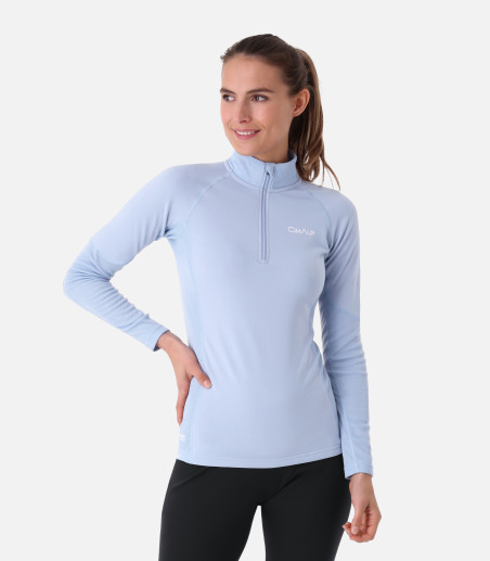 Camiseta interior CimaWarm® extracálida con cremallera