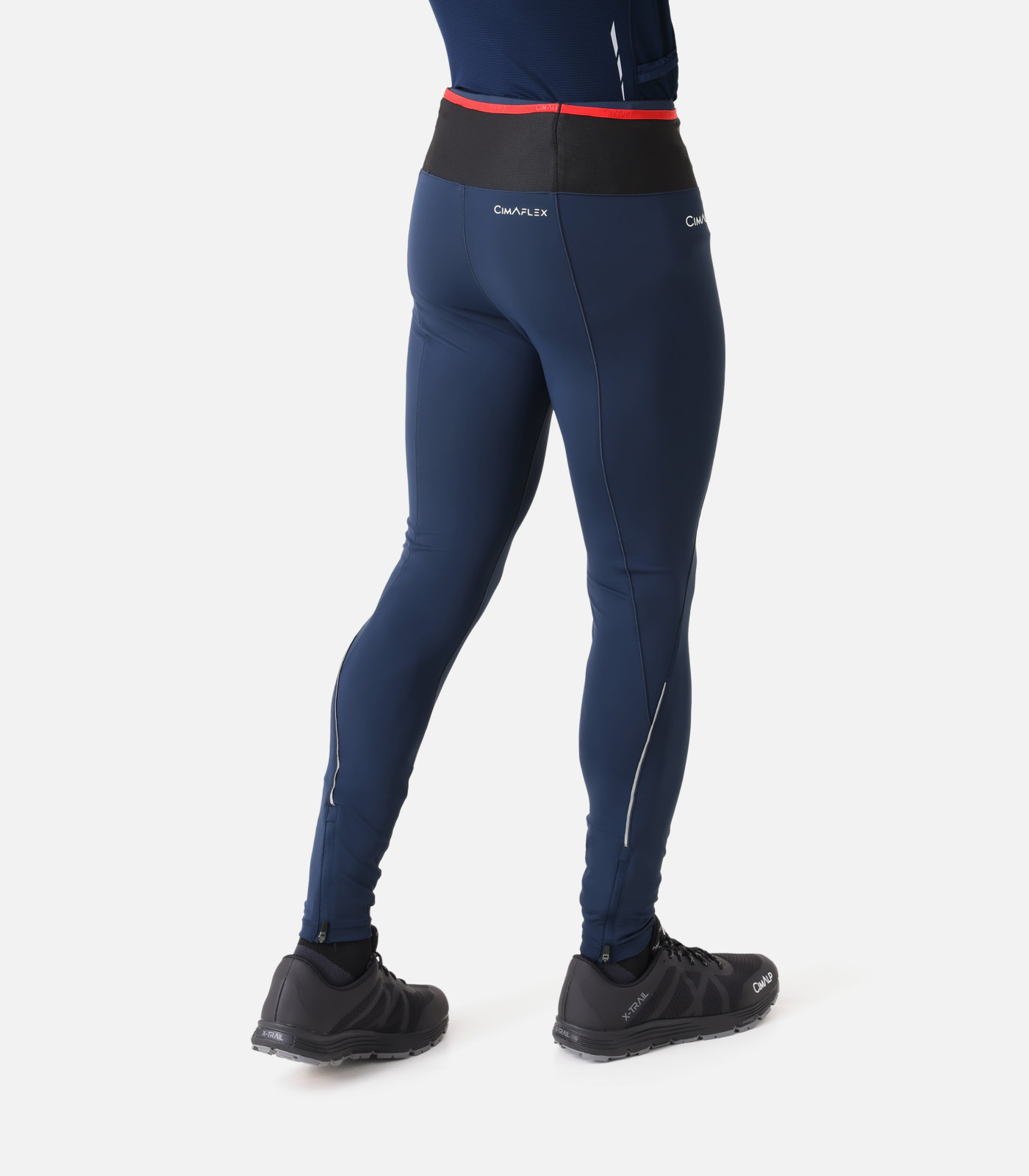 Leggings invernali da Trail Running da uomo | Cintura multitasche