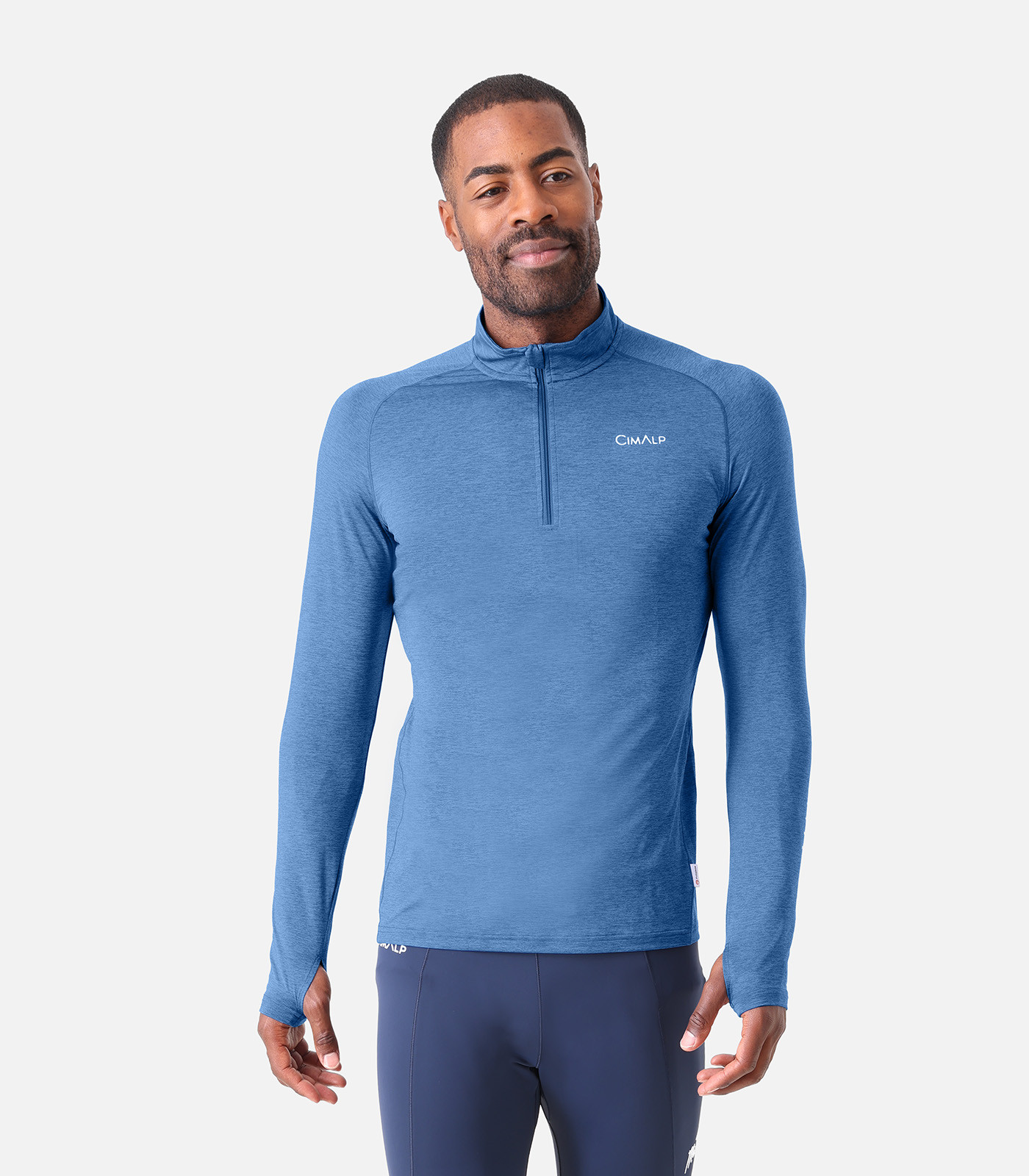 Langärmeliges Trail T-Shirt mit Reißverschluss