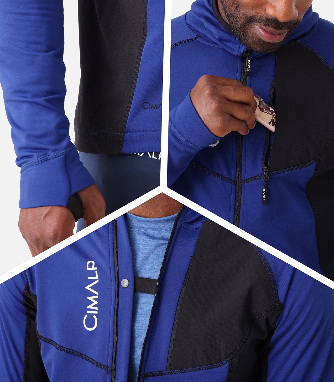 Chaqueta de Trail Running térmica y elástica