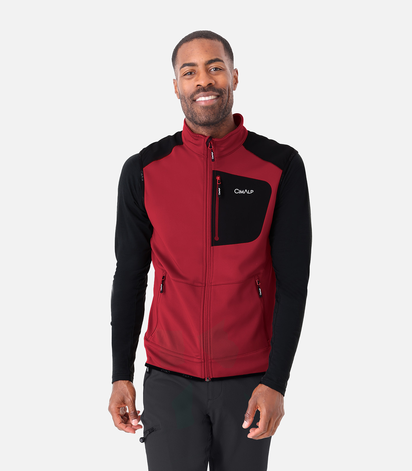 Gilet polaire avec renforts