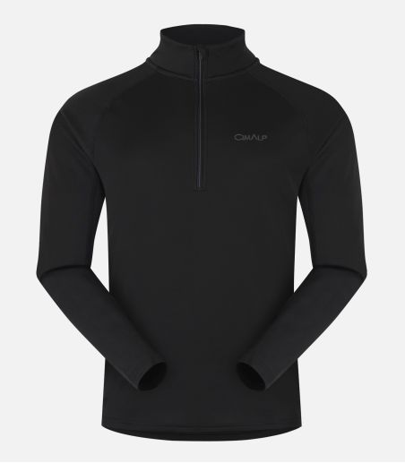 Maglia termica con mezza zip - Calda e traspirante