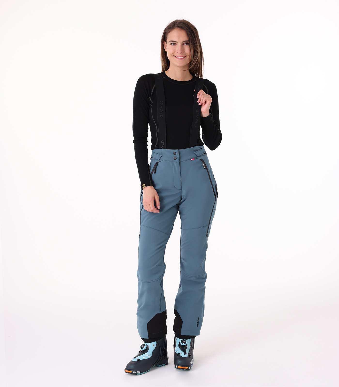 Pantalon alpinisme Softshell avec ouvertures latérales