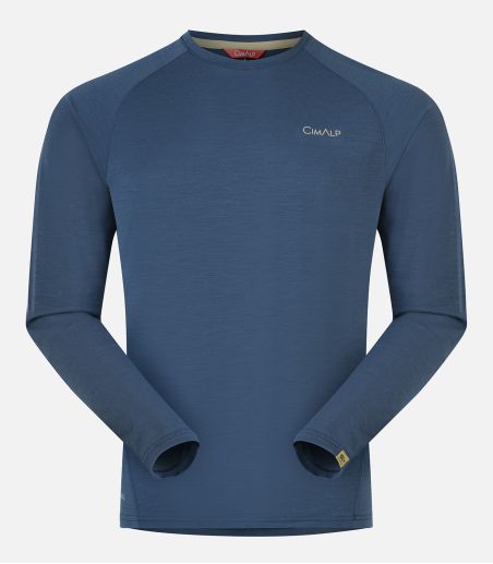 Camiseta de lana merino de manga larga