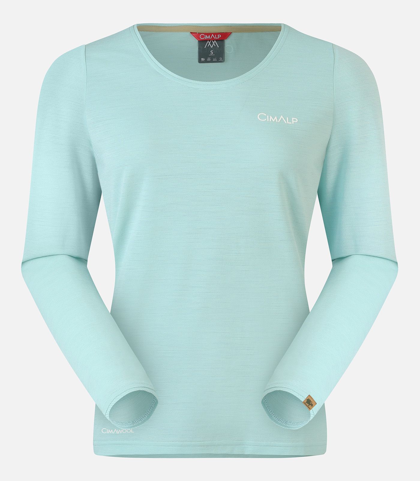 Camiseta de lana merino de manga larga