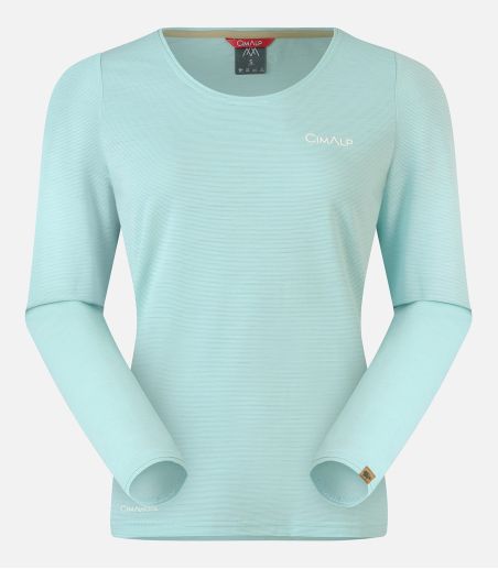 Camiseta de lana merino de manga larga