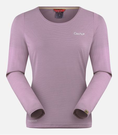 T-shirt en laine mérinos manches longues