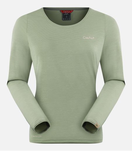 T-shirt manches longues laine mérinos CimaWool®