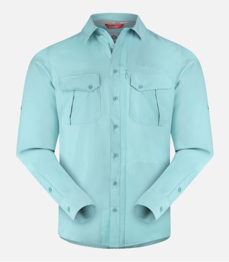 Chemise manches longues en tissus anti-moustiques