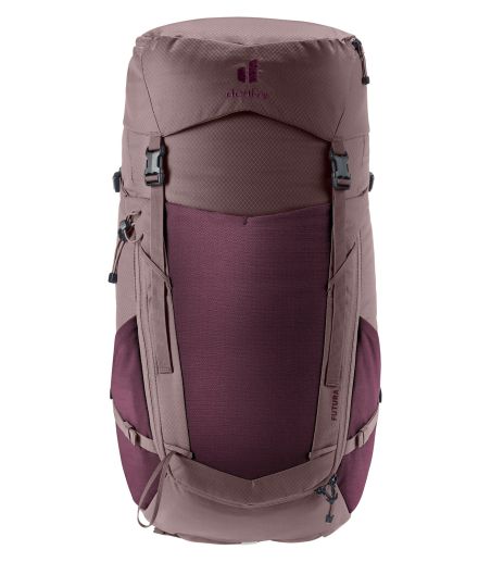Hiking backpack with tensioned mesh back DEUTER