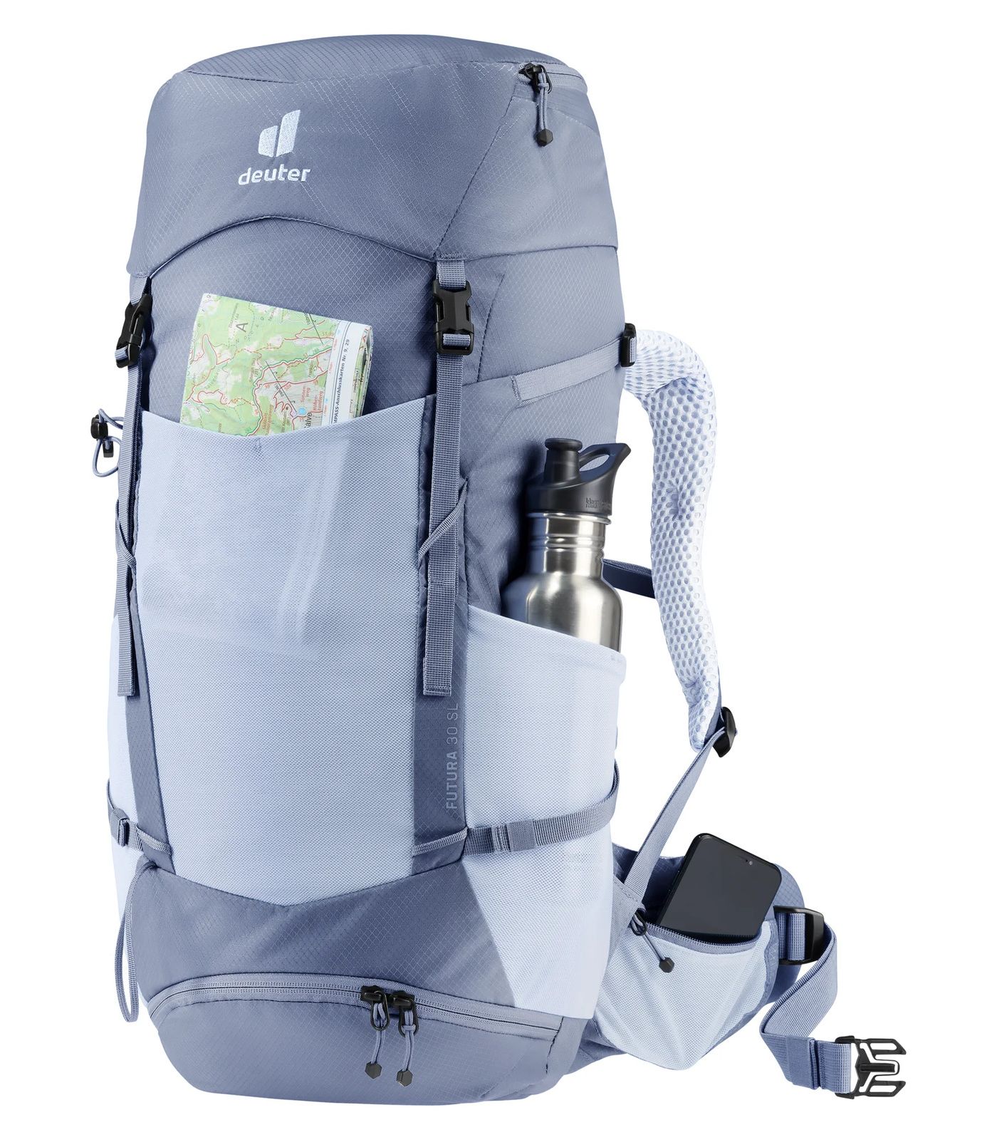 Mochila Deuter con forma de mochila de malla