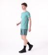 Short de trail con ropa interior ultraligera y cintura múltiples bolsillos