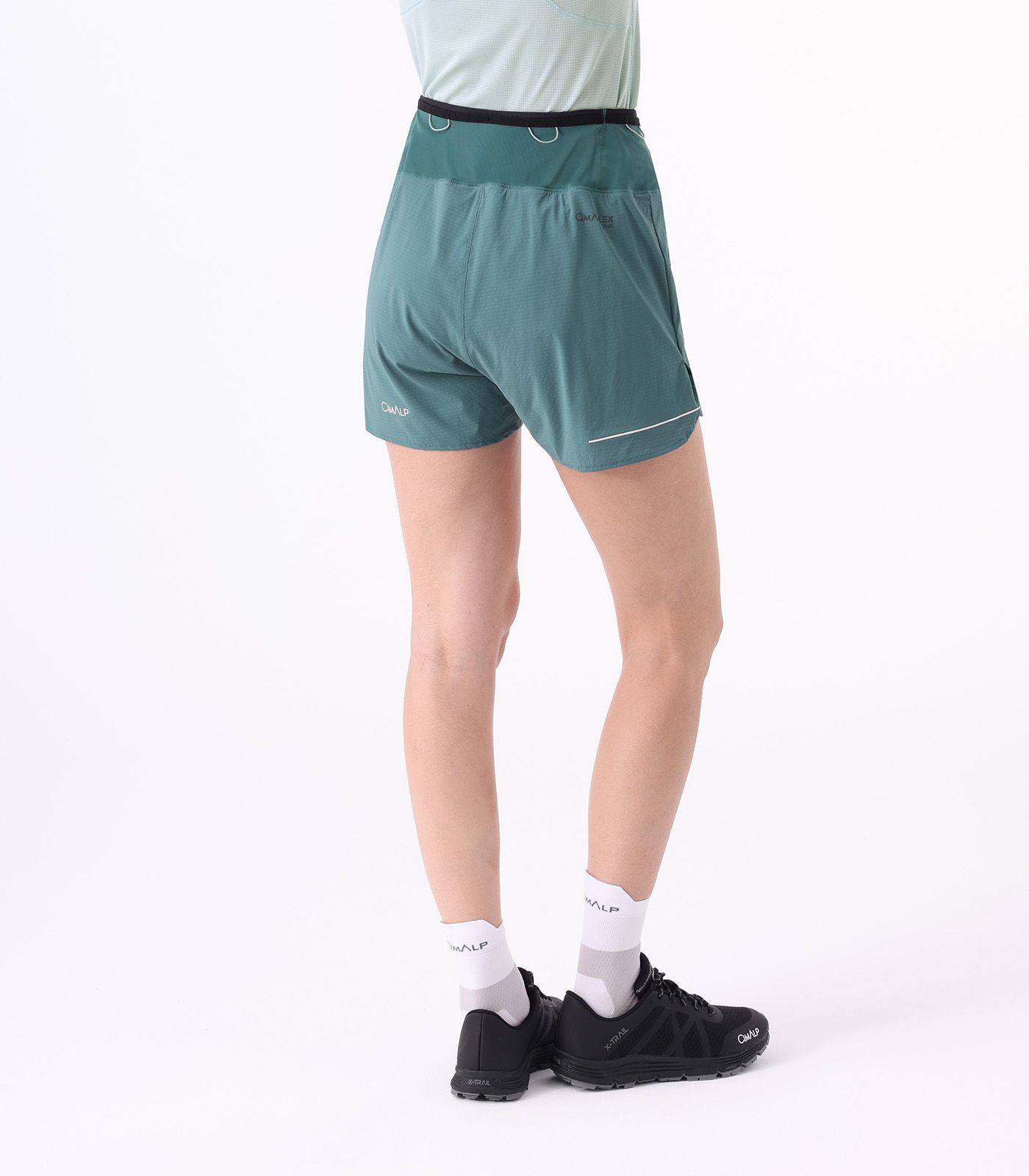 Short de trail con braga ultraligera y cintura múltiples bolsillos
