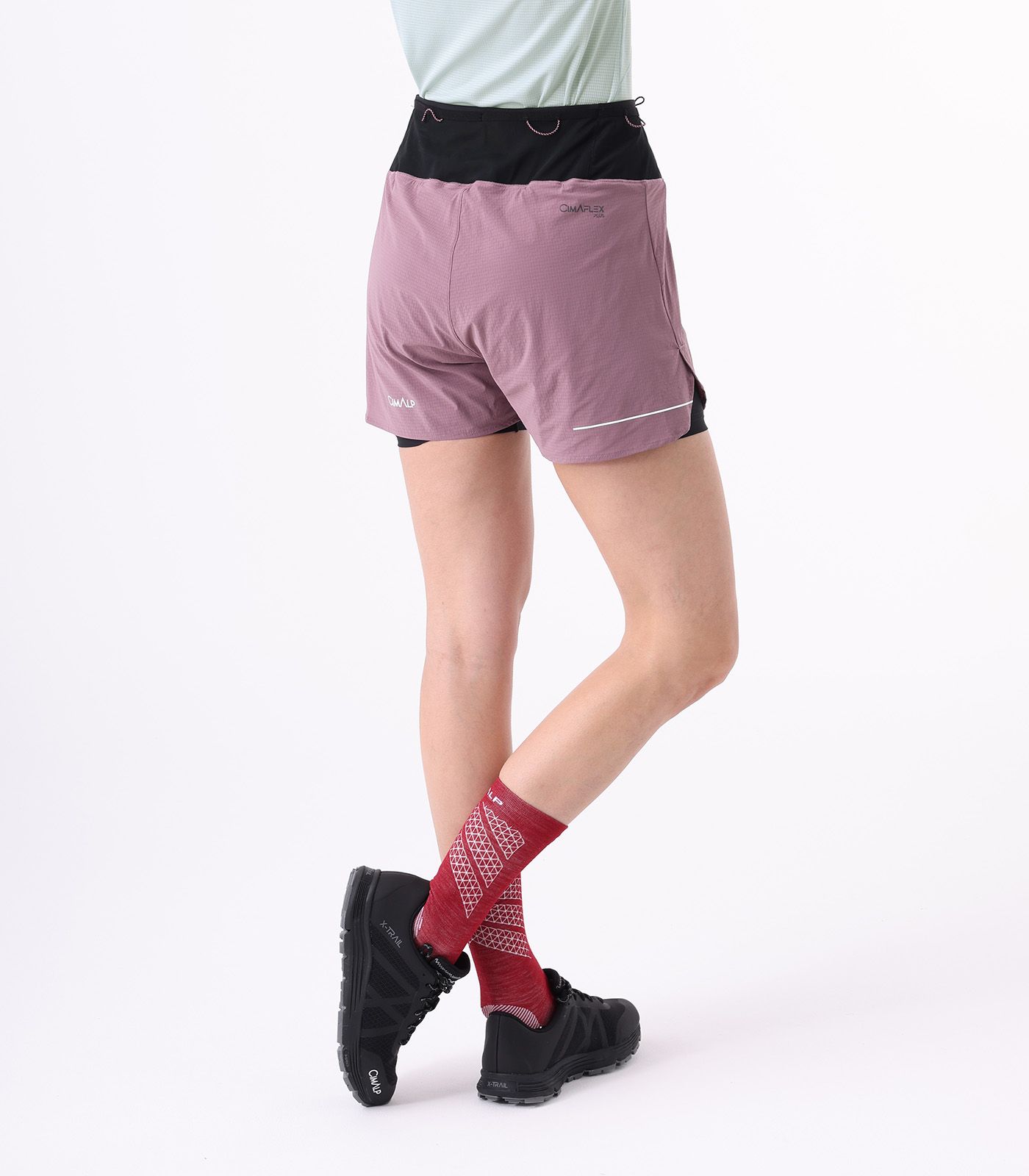 Short de trail running ultraligero con cintura múltiples bolsillos