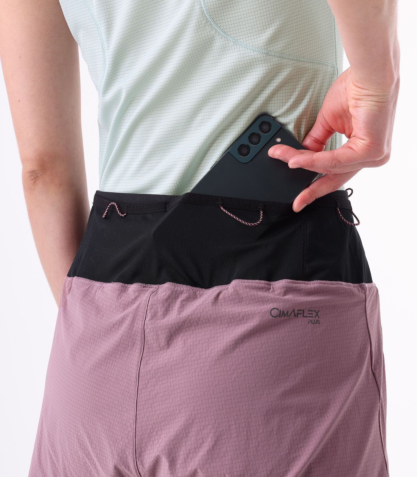 Short de trail running ultraligero con cintura múltiples bolsillos