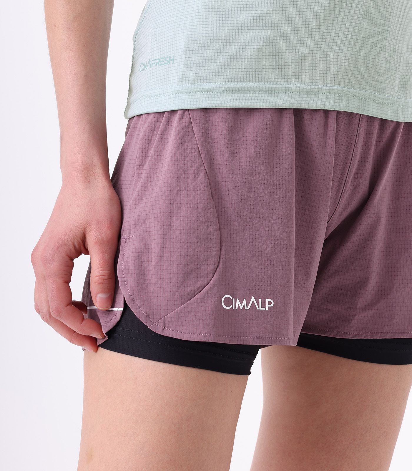 Short de trail running ultraligero con cintura múltiples bolsillos