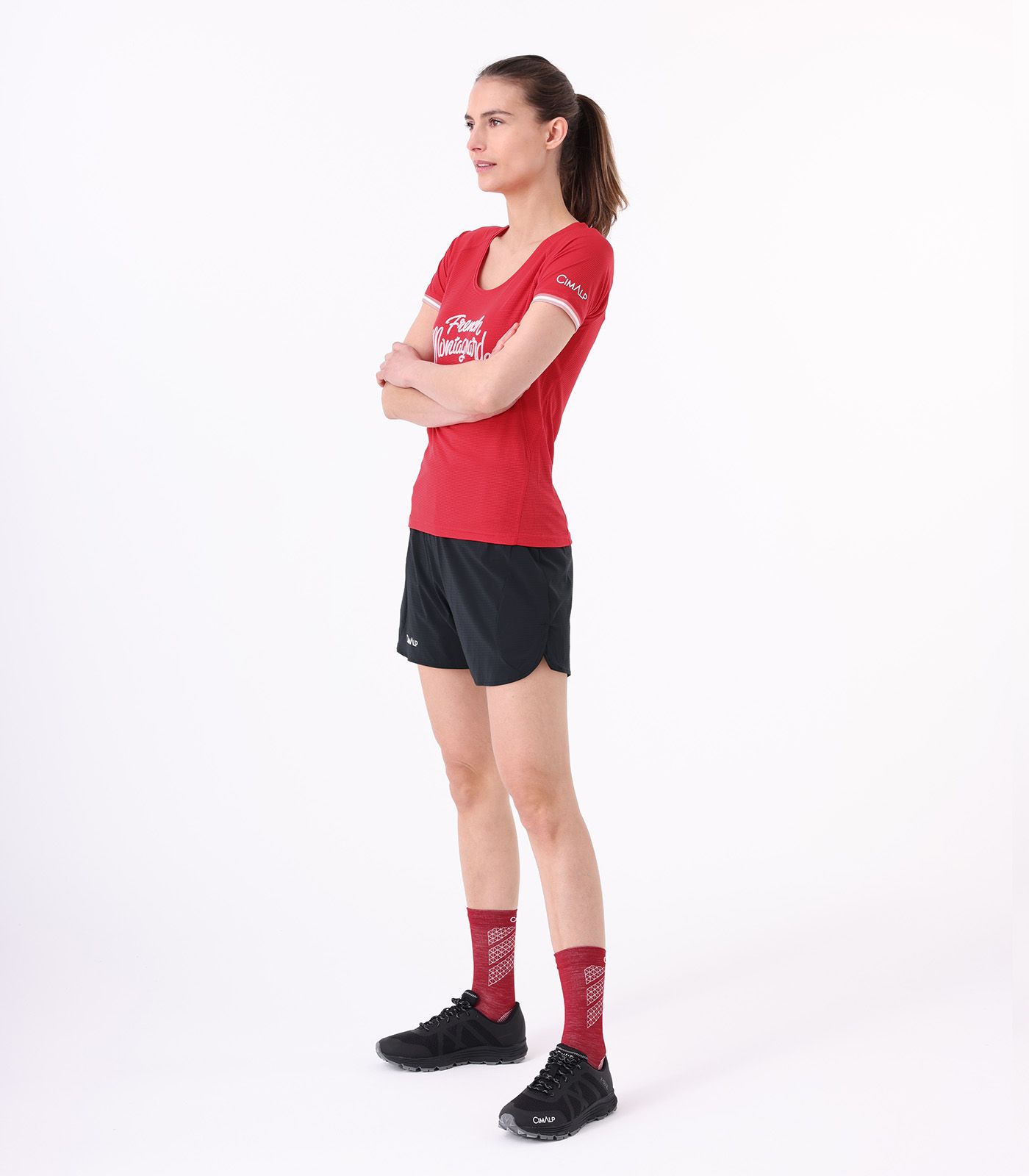 Short de trail con braga ultraligera y cintura múltiples bolsillos