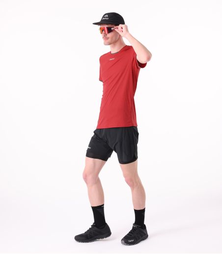 Short de trail running ultraligero con cintura múltiples bolsillos