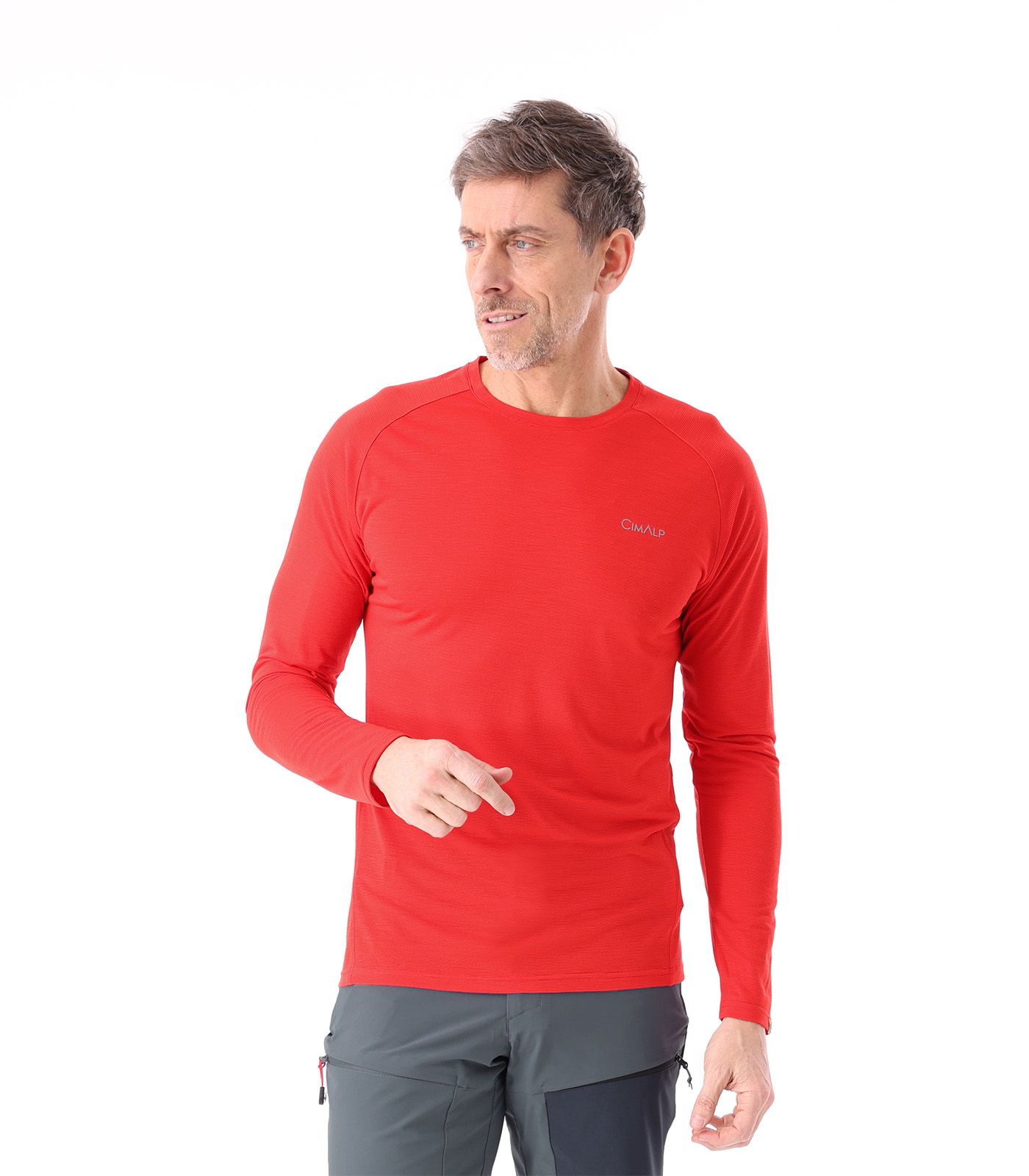 Camiseta de lana merino de manga larga