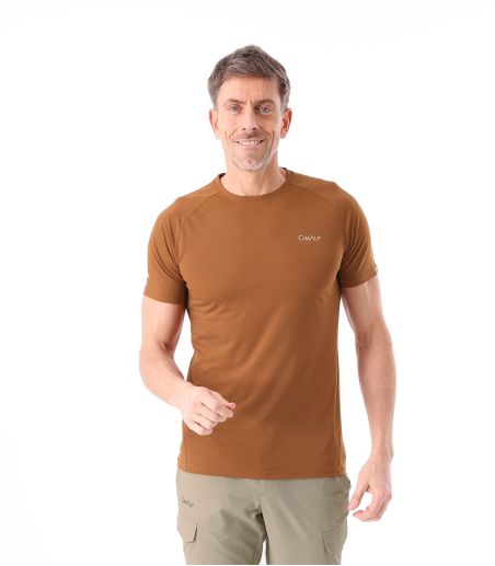 Camiseta de lana merino de manga corta